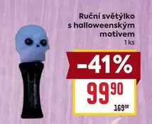 Ruční světýlko s halloweenským motivem