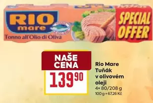 Tuňák v olivovém oleji