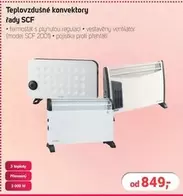 Teplovzdušné konvektory řady SCF