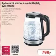 Rychlovarná konvice s regulací teploty SWK 2090BK