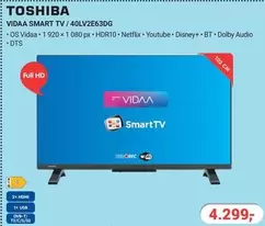 VIDAA SMART TV/40LV2E63DG