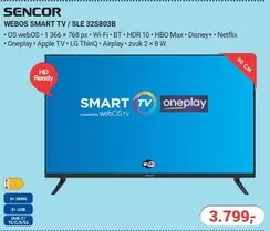 Sencor - WEBOS SMART TV/SLE 32S803B
