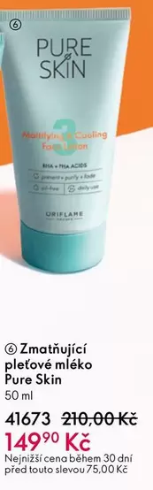 pleťové mléko Pure Skin