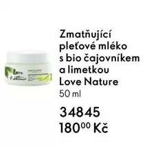 Zmatňující pleťové mléko s bio čajovníkem a limetkou