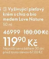 Vyživující pleťový krém s chia a bio medem