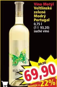 Veltlinské zelené Modrý Portugal