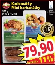 Karbanátky Mini karbanátky