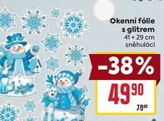 Okenní fólie s glitrem