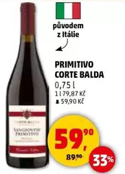 PRIMITIVO CORTE BALDA