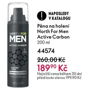 Pěna na holení North For Men Active Carbon