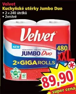 Jumbo - Kuchyňské utěrky  Duo