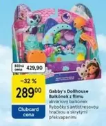 Dollhouse Balkónok z filmu akváriový balkónek Rybočky s antistresovou hračkou a skrytými překvapenimi