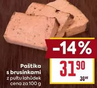 Paštika s brusinkami