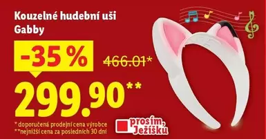 Kouzelné hudební uši Gabby