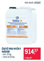 ČISTIČ PRO MYČKY NÁDOBÍ