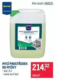 MYCÍ PROSTŘEDEK DO MYČKY