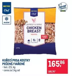KUŘECÍ PRSA KOSTKY PEČENÉ/VAŘENÉ