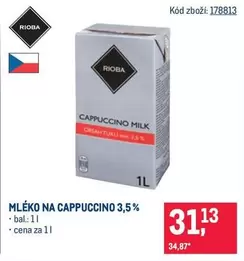 MLÉKO NA CAPPUCCINO