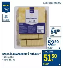 KNEDLÍK BRAMBOROVÝ KRÁJENÝ