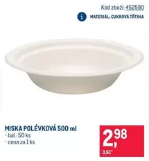 MISKA POLÉVKOVÁ 500 ml
