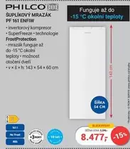 ŠUPLÍKOVÝ MRAZÁK PF 161 ENFIW