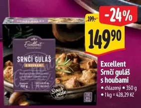 Srnčí guláš s houbami