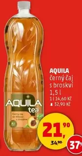 černý čaj s broskvi