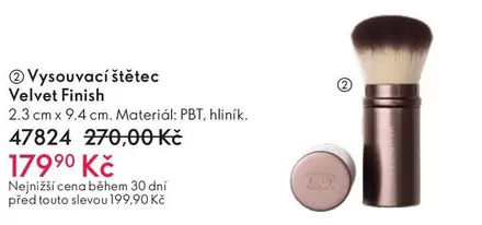 Vysouvací štětec Velvet Finish