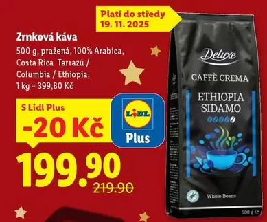 Plus - Zrnková káva