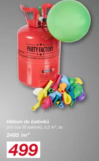 Hélium do balónků