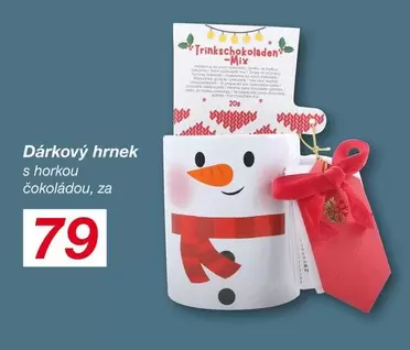 Dárkový hrnek s horkou čokoládou