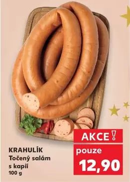 Točený salám s kapií