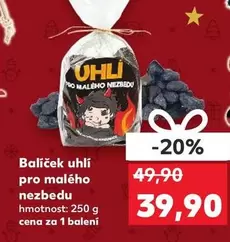 Balíček uhlí pro malého nezbedu