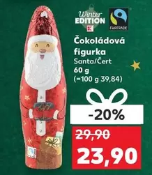 Čokoládová figurka Santa/Cert
