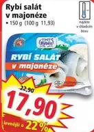 Rybí salát v majonéze