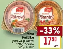 Paštika játrová, pikantní