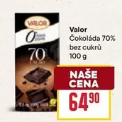 Čokoláda 70% bez cukrů