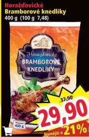 Bramborové knedlíky