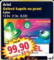 Gelové kapsle na praní Color