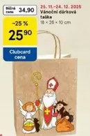 Vánoční dárková taška