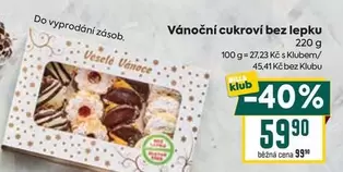 Vánoční cukroví bez lepku