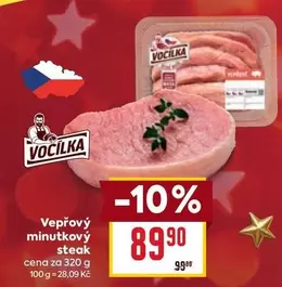 Vepřový minutkový steak