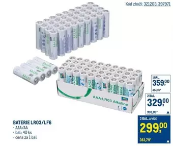 BATERIE LR03/LF6
