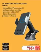 AUTOMATICKÝ DRŽÁK TELEFONU YSM 611
