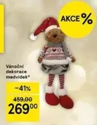 Vánoční dekorace medvídek