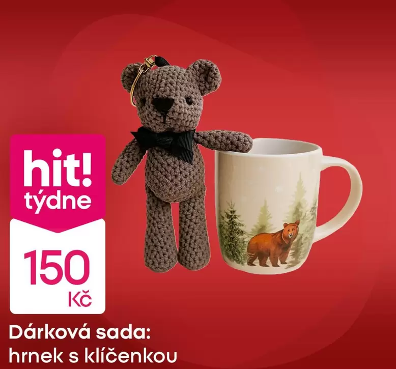 Dárková sada: hrnek s klíčenkou