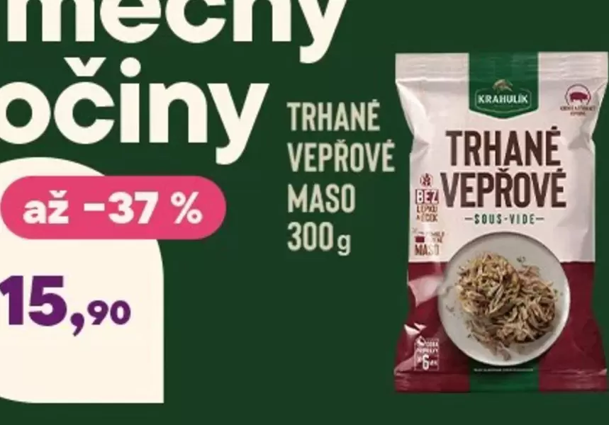 TRHANE VEPŘOVÉ MASO