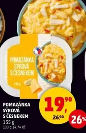 POMAZÁNKA SÝROVÁ S ČESNEKEM