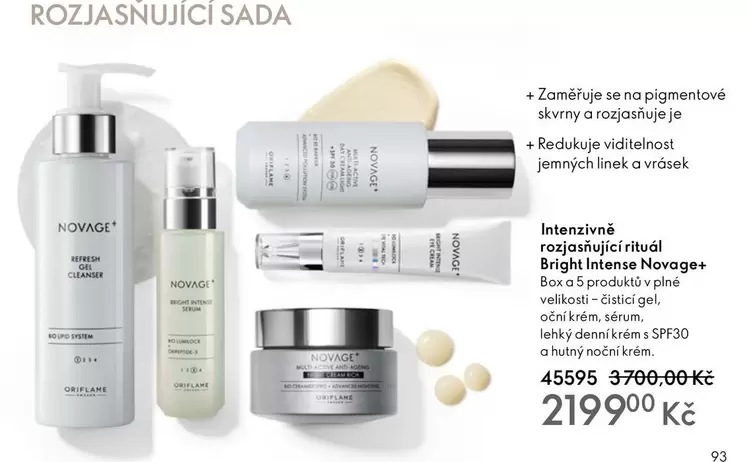 rozjasňující rituál Bright Intense