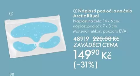 Ritual - Náplasti pod oči a na čelo Arctic